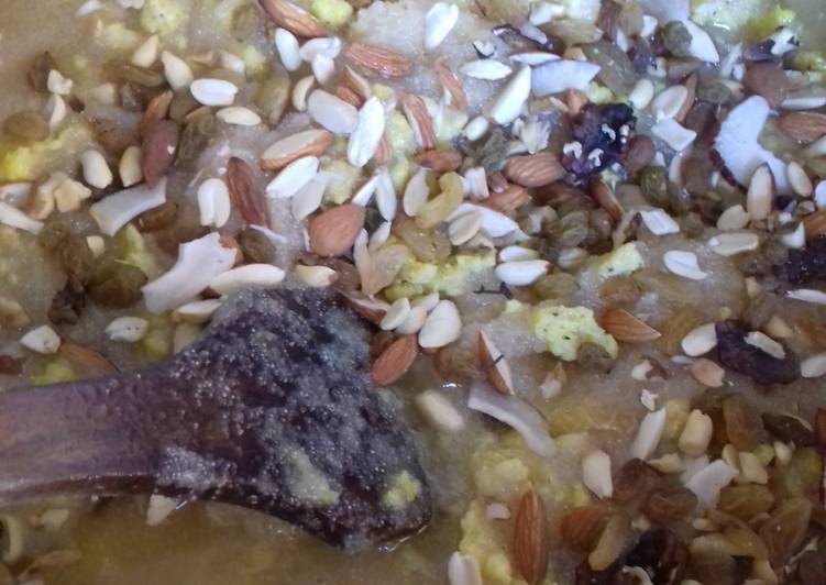 Suji anday ka halwa