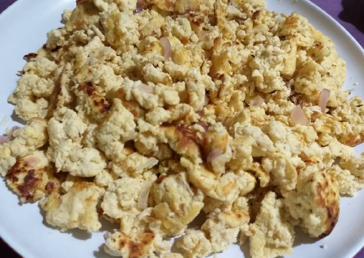 Tahu Remuk Telur #5resepterbaruku