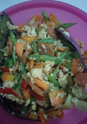 Foto resep Orak arik telur buncis