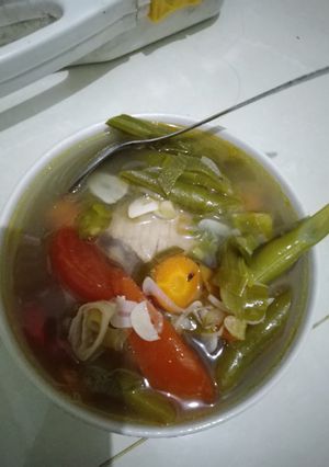 Foto resep Sup sayur ikan tuna
