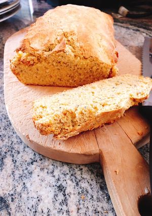 Φωτογραφία της συνταγής Καλαμποκόψωμο με chia seeds - vegan