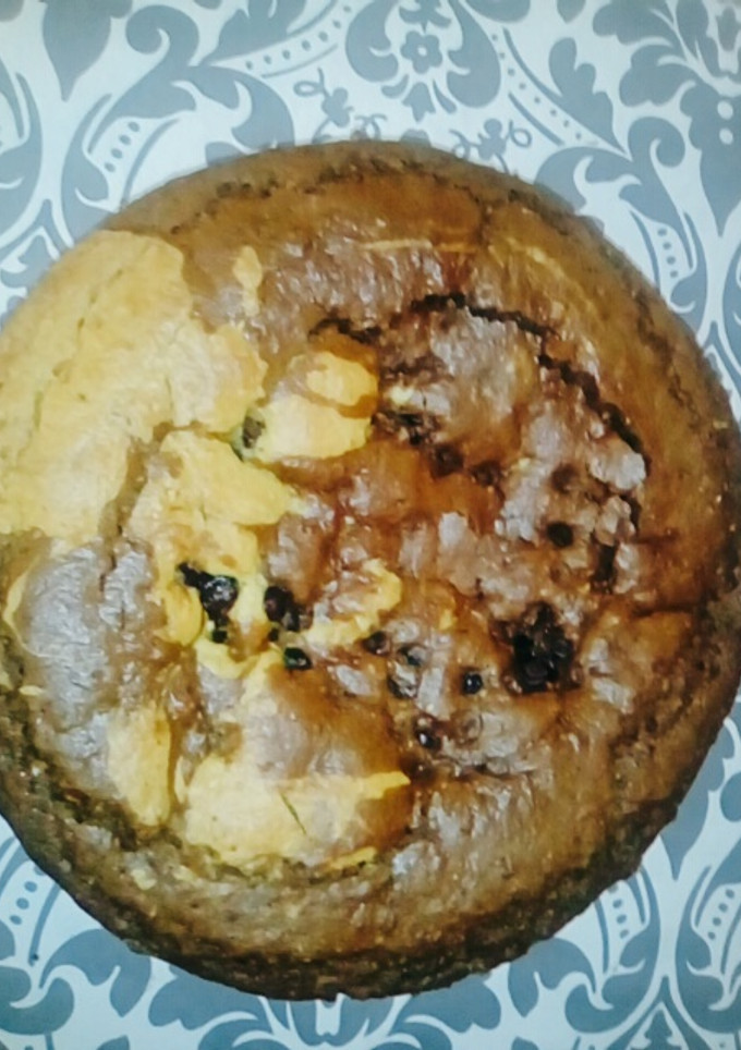 Una foto de Torta marmolada de arándanos ☺❤