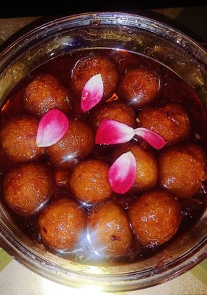 A picture of Farali Gulab Jamun.