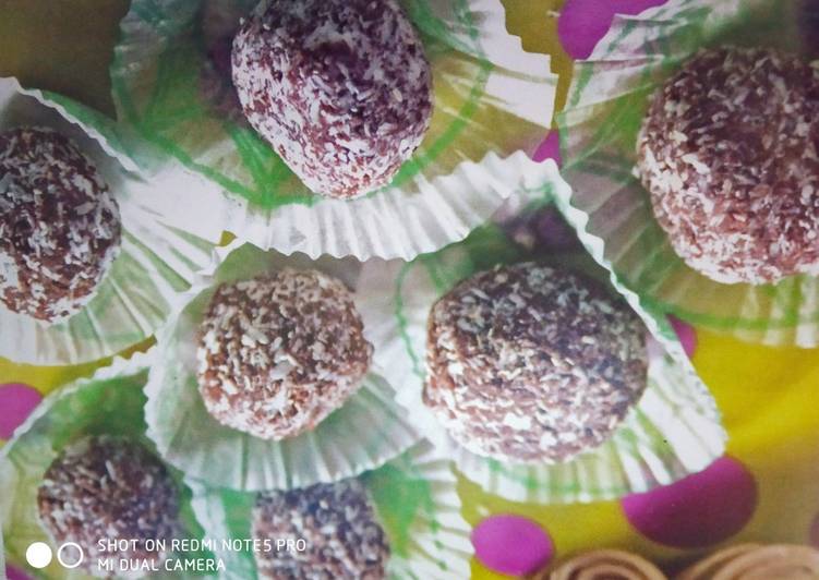 Steps to Prepare Homemade Chocolate Mocha Balls