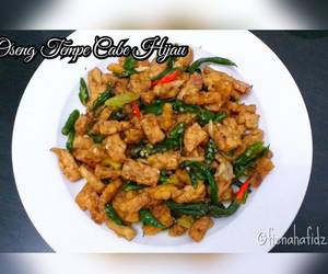 Resep mudah Oseng Tempe Cabe Hijau Nikmat Lezat