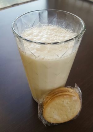 Una foto de Smoothie de cambur y avena