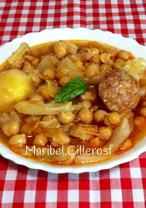 Una foto de Guiso de garbanzos