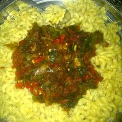 A picture of Curried Macaroni.