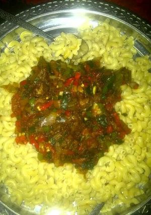 A picture of Curried Macaroni.