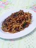 Sambal goreng ikan asin telang bekentang goreng