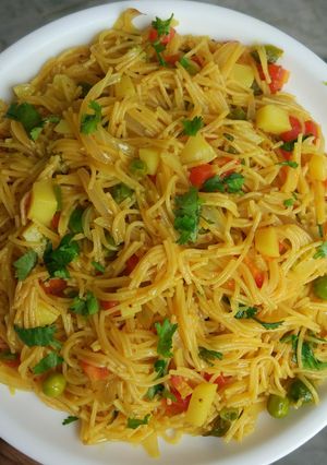 A picture of Roasted veggie vermicelli.