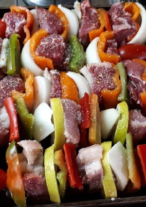Una foto de Brochetes