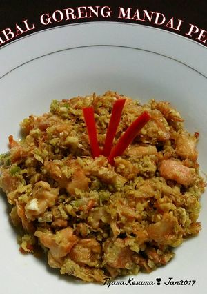 Foto resep Sambal goreng mandai pedas (kulit cempedak)