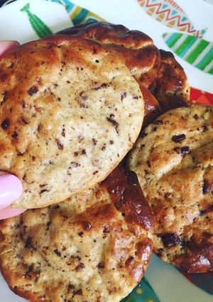 Une photo de Cookies banane/chocolat