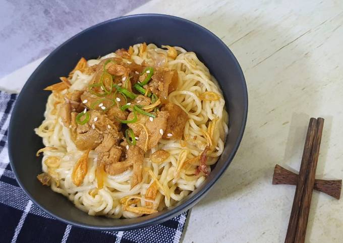 Ini dia! Resep buat Mie kenyal home made  nagih banget