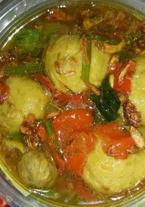 Foto resep Kuah bakso ala" taichan