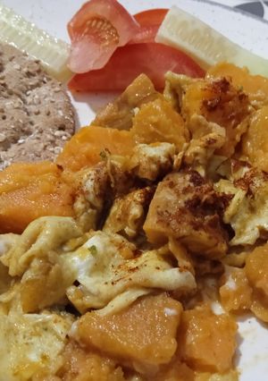 Una foto de Revuelto/Tortilla de batata o camote