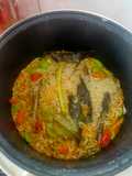 17. Nasi liwet ikan tongkol (pedes banget)