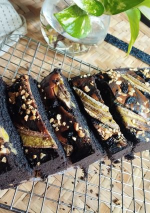 Foto resep Banana Choco Cheesecake