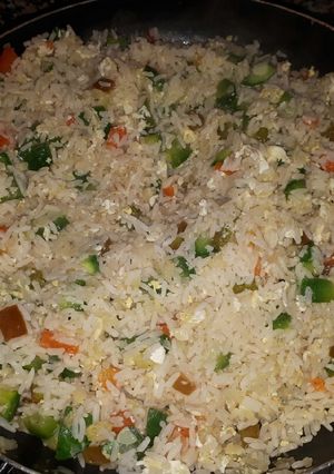 Una foto de Arroz con verduras