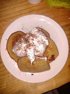 Una foto de Pancakes de avena y plátano