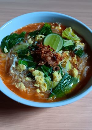 Foto resep Bihun Instan Kuah Telur