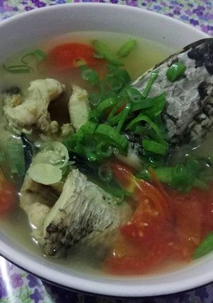 Foto resep Sop asam ikan gabus segaaar 🍜🐟