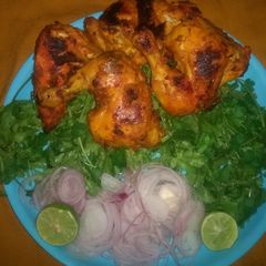 Tandoori chicken A picture of Tandoori chicken.