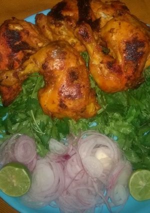 A picture of Tandoori chicken.