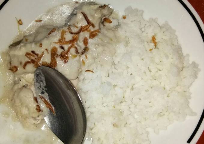 Cara Memasak Opor ayam putih Praktis