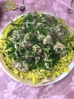 صورة لوصفة منسف لحمة