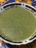 Velouté de blettes et courgettes