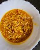 Quick Sev Sabzi (without tomato)