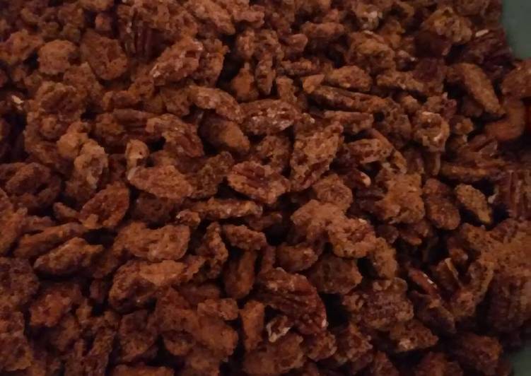 Recipe of Super Quick Homemade Sugared Holiday Pecans