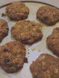 Oat Choco-almond Cookies