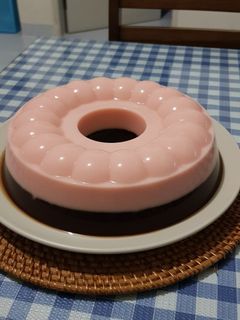 Foto resep Puding lapis susu
