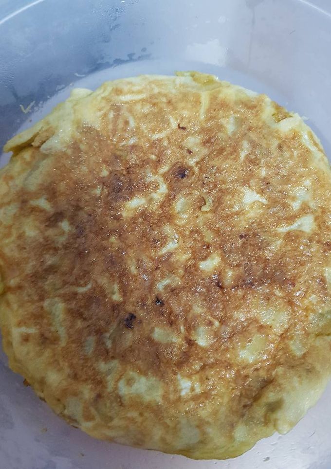 Una foto de Tortilla de Patatas con Cebolleta