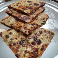 A picture of Cheesy mexican roti.