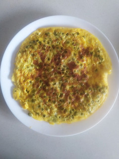 Una foto de Tortilla de guisantes
