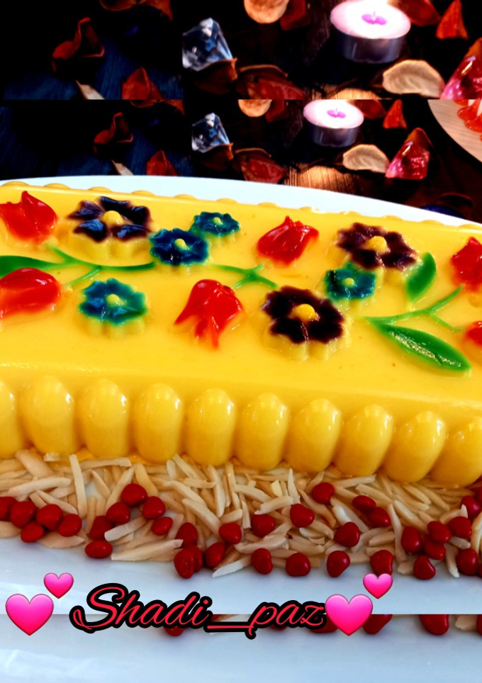 عکسی از دستور دسر زعفرانی 🍮