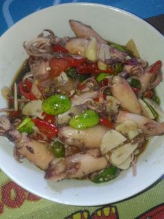 Foto resep Cumi asin pete