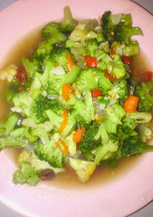 Foto resep 🥦tumis brokoli pedaaaas