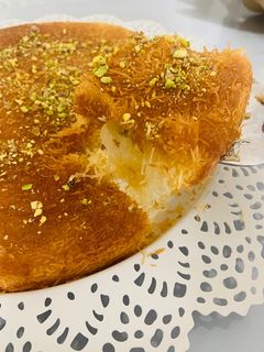 صورة لوصفة كنافه بالجبن النابلسي 😋