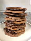 Pancakes proteicos chocolate - panqueques (con harina)