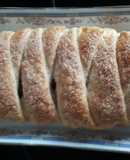 Strudel de manzana trenzado
