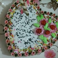 A picture of Rava cake.