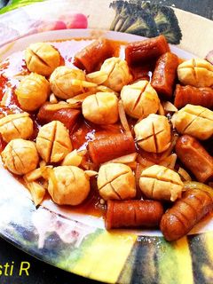 Foto resep 🥖🥖Sosis Bakso Asam Manis
