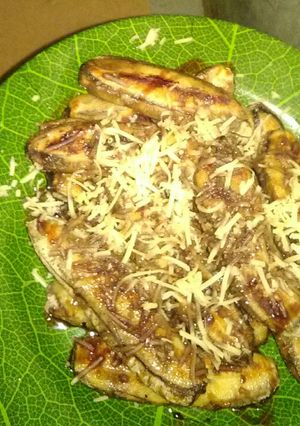 Foto resep Pisang bakar susu keju