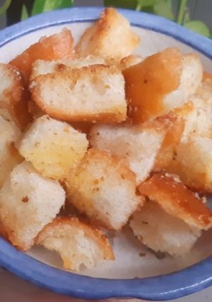 Hình của món Bánh mì bơ đường.