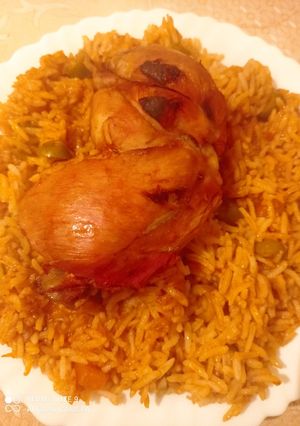 صورة لوصفة ارز في الفرن